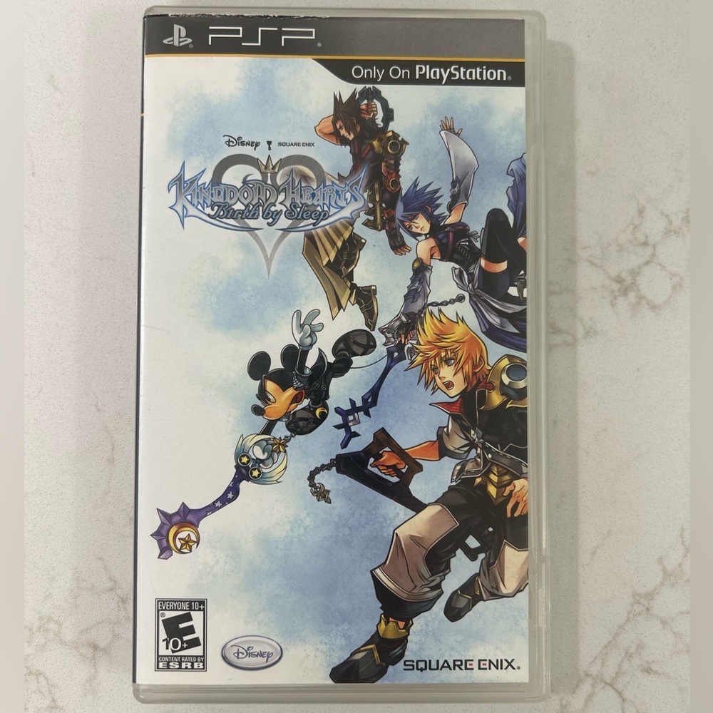 PSP Kingdom Hearts Birth By Sleep Disney Video Game Sony